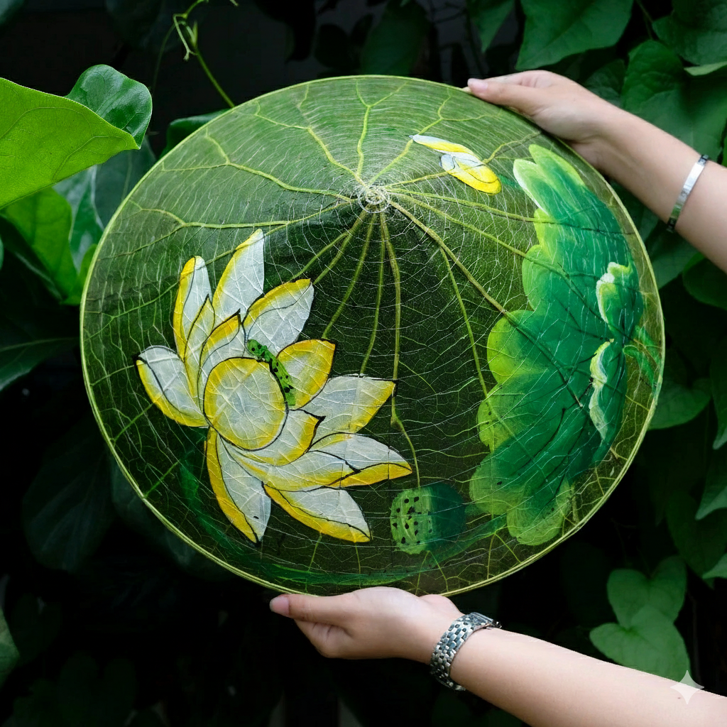 Nón Lá Cỏ Bàng - Bộ Sưu Tập Sen - Hình 2