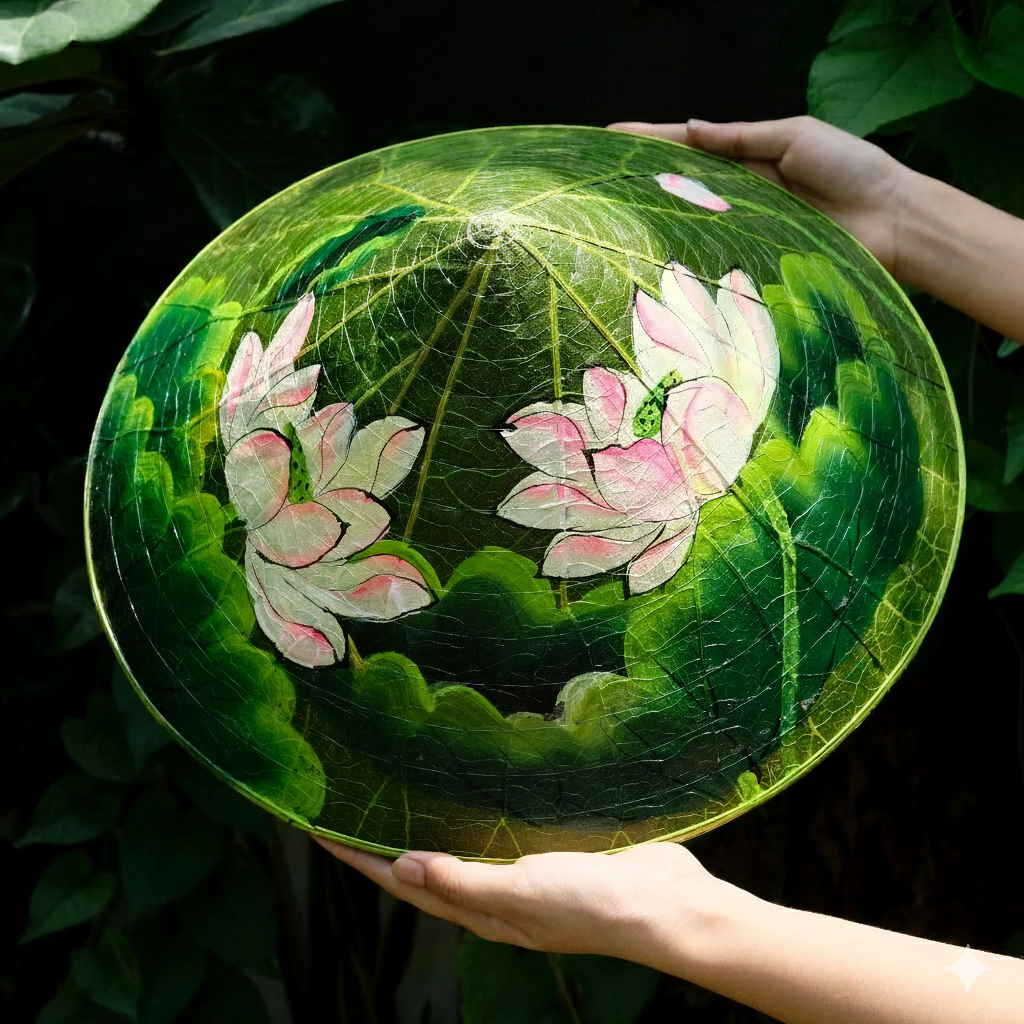Nón Lá Cỏ Bàng - Bộ Sưu Tập Sen - Hình 3