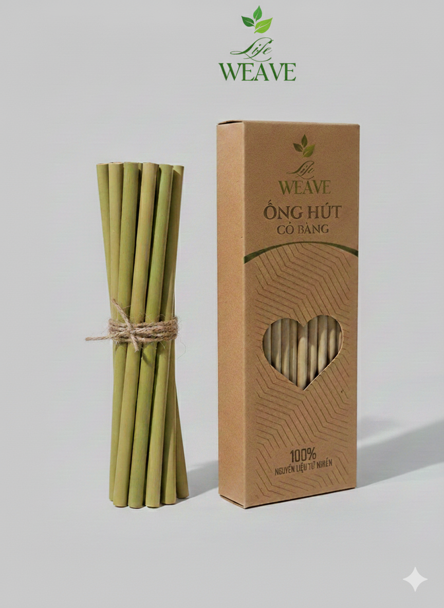 Ống Hút Cỏ Bàng Khô 1.5