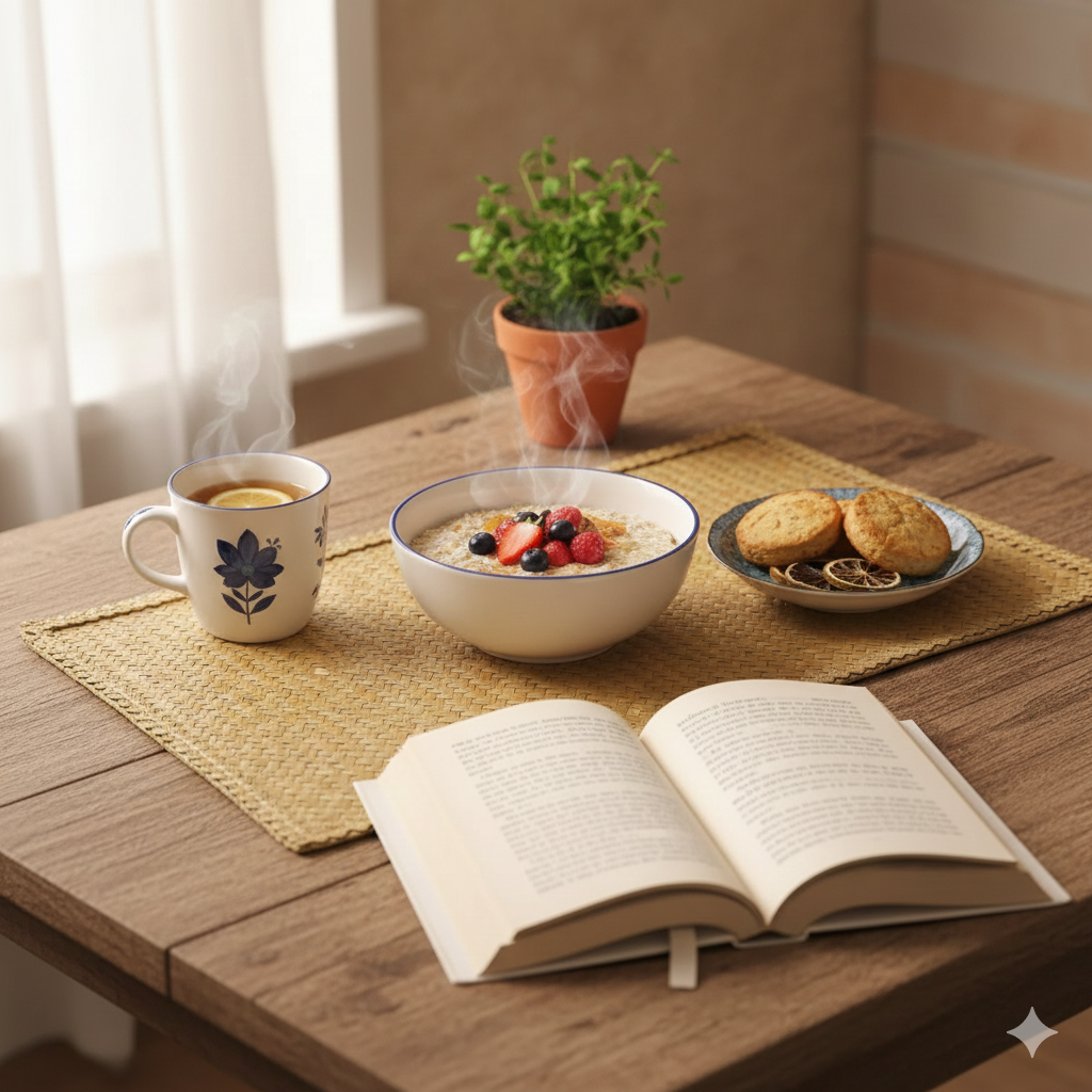 Thảm Bàn Ăn Cỏ Bàng Chữ Nhật (Combo 4)