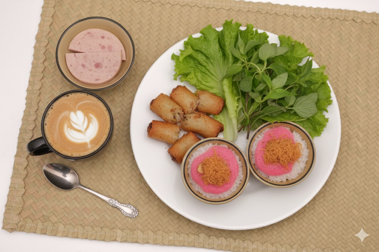 Thảm Bàn Ăn Cỏ Bàng Chữ Nhật (Combo 6)